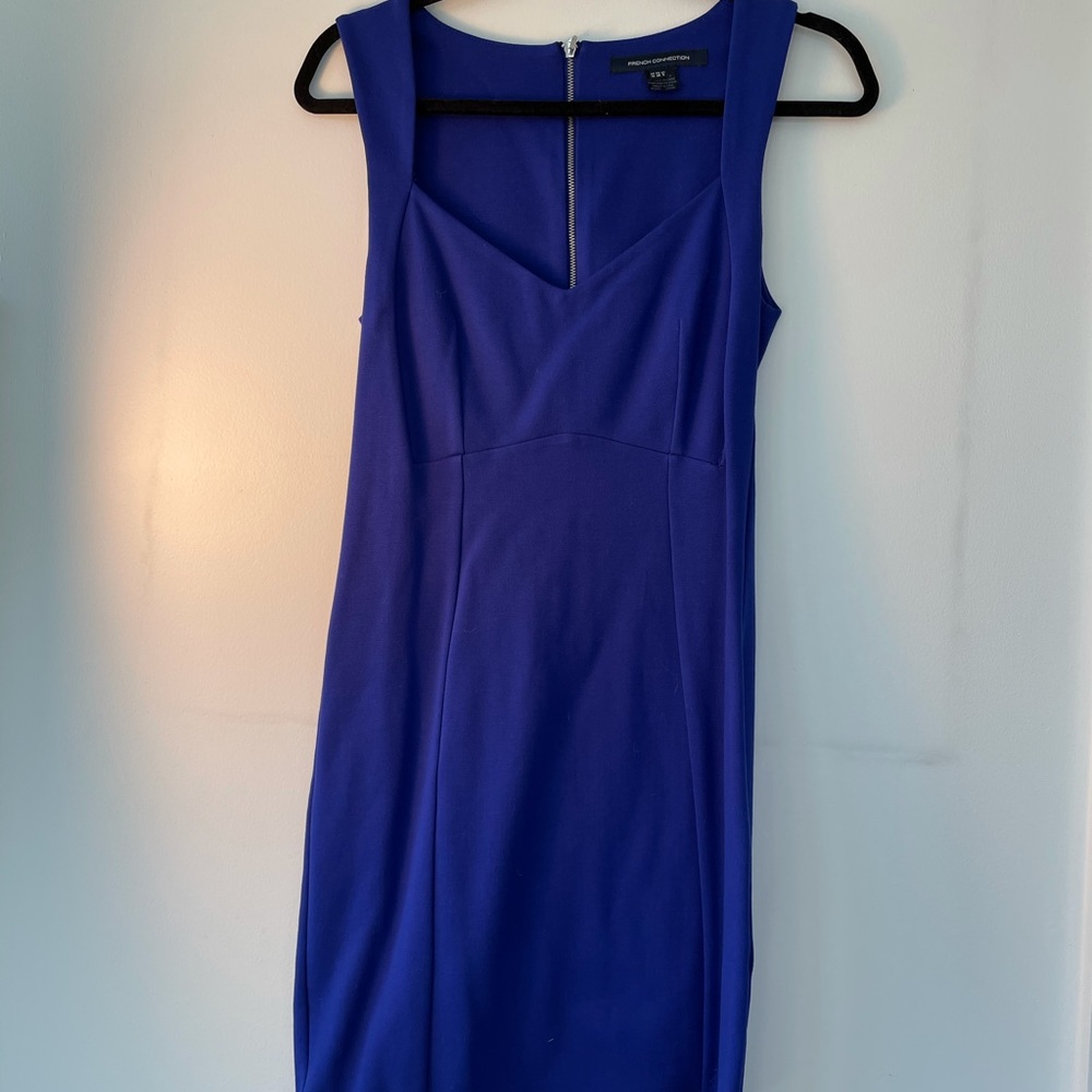 Size 6 French connection blue dress